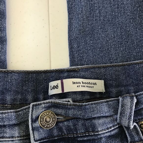 Lee Lean Bootcut 14M Denim Blue Jeans Womans - Picture 5 of 6